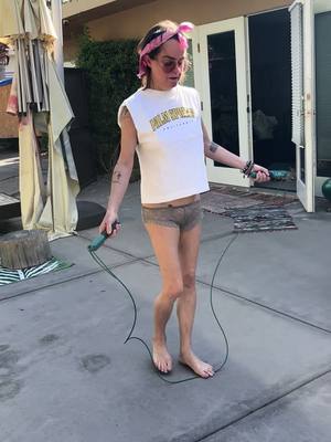 A post by @taryngailmanning on TikTok caption: Working out a long term injury with the left leg. Love you @ashley_rae__  #acting #funny #forlaughs 