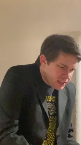 A post by @finnian.w.burns on TikTok caption: In this world nothing can be said to be certain, except for death, taxes and Finnian doing a JD cosplay every time he hears the song again. 
