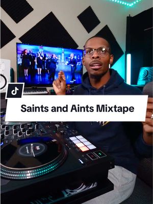 A post by @ihearcanvas on TikTok caption: Snap yo fingers, do yo step, He is God all by himself 🙌🏽🤦🏽🙌🏽 #justgotsaved #churchtok #ihearcanvas #sundayplaylist 