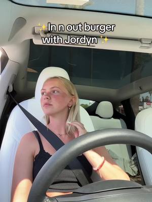 A post by @jordynjones on TikTok caption: it’s been awhile #innout #burger #lunch #fypシ 