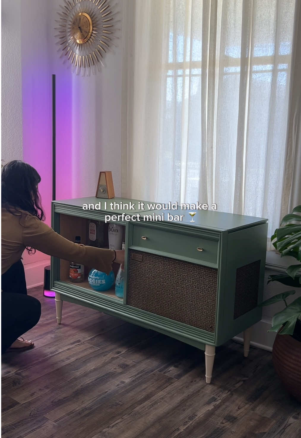 A post by @thatssoovintage on TikTok caption: Trash Transformation ✨ #diy #transformation #upcycling  #furniture 
