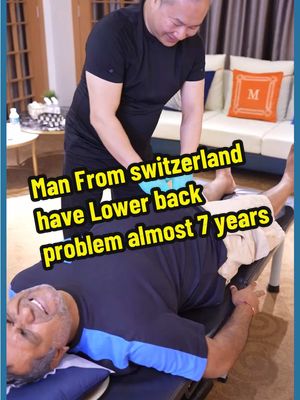 A post by @masterchrisleong on TikTok caption: Man From switzerland have Lower back problem almost 7 years #masterchrisleong #chrisleong #tittar #clm #clmethod #midvalley #Premium #suite #pavilion #sripetaling #ampang #梁润江 #跌打 #师父 #鐵打 #师傅 #jakarta 