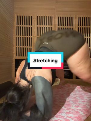 A post by @mythiccalcreature on TikTok caption: Practicing stretching for summertime :) #Fitness #exercise #weightloss 