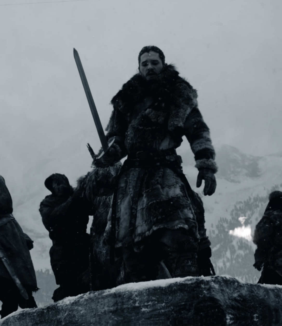 A post by @hexts on TikTok caption: #gameofthronesedit #jonsnow #edit #fyp ac: ijvck (fake everything)