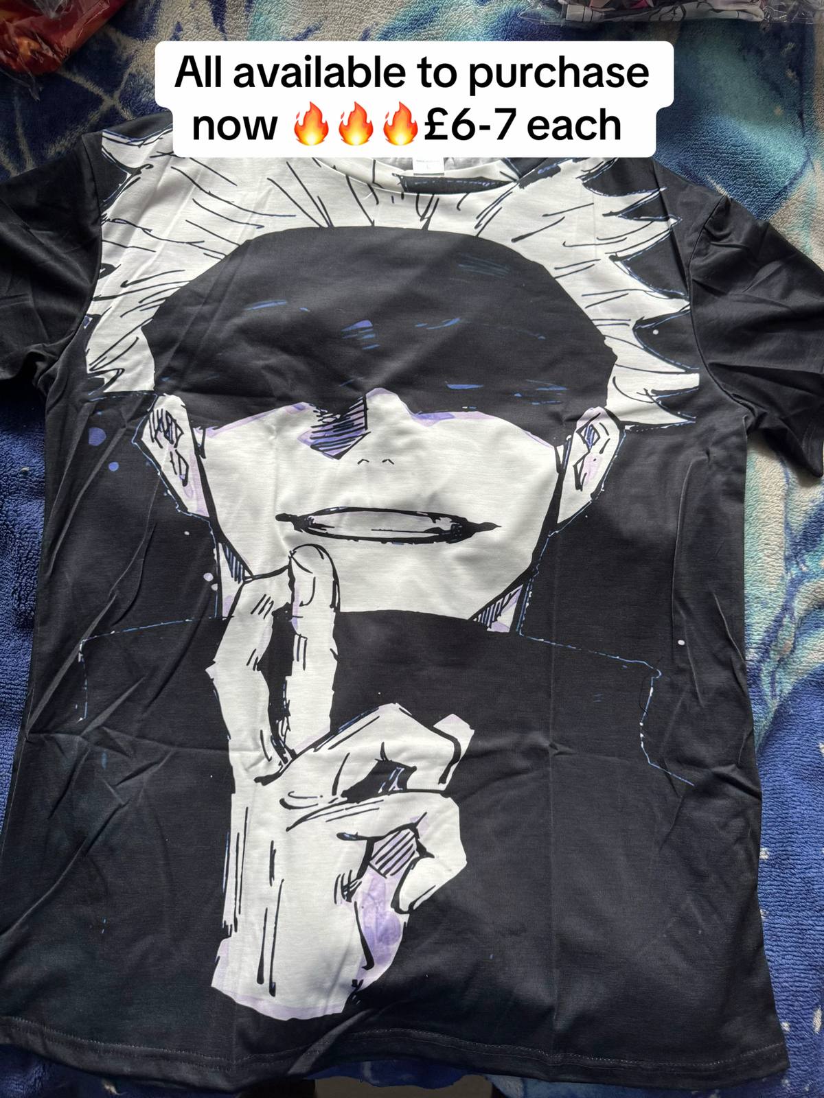 A post by @jaykezreaction on TikTok caption: #purchase #fyp #trend #viral #tshirt #tiktokmademebuyit #order #shirts #anime #trending #xbycza 