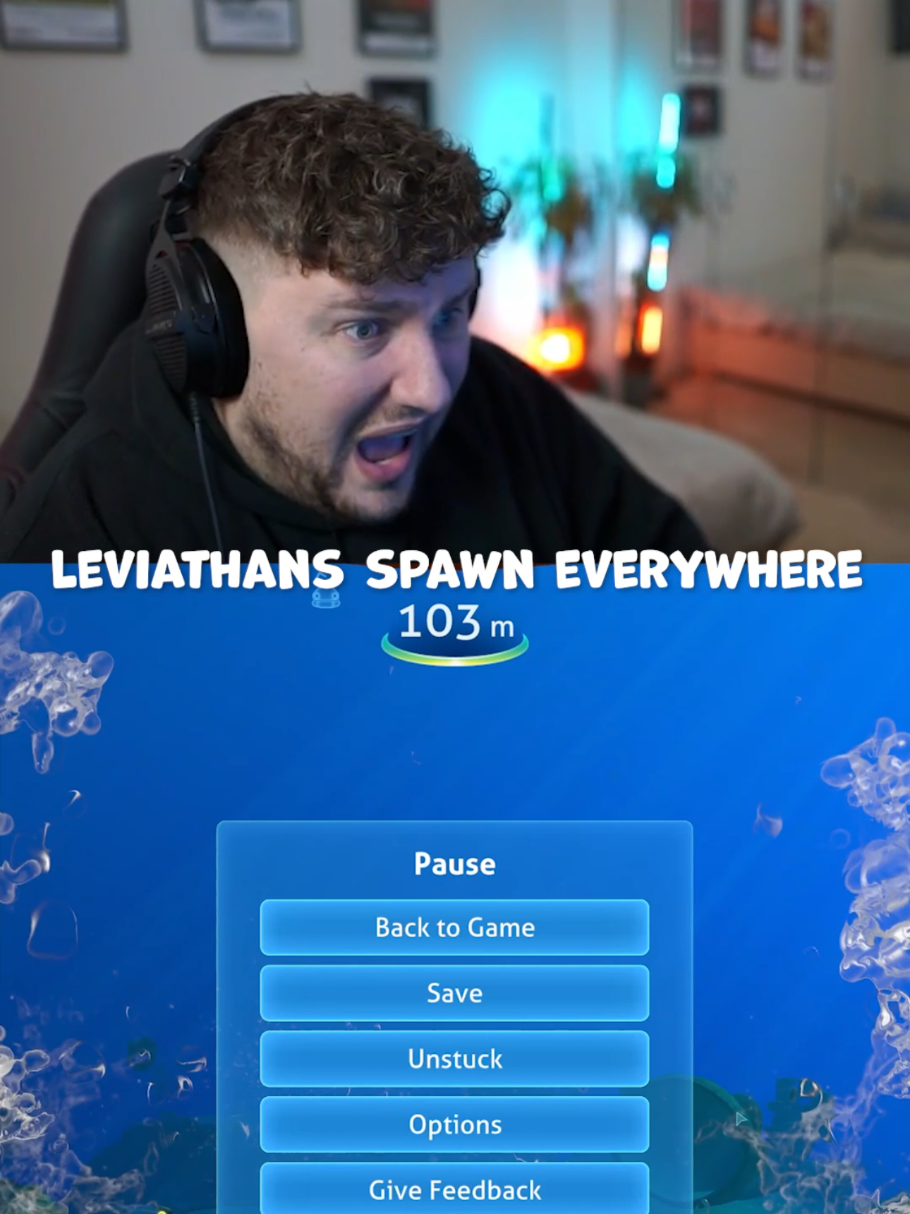 A post by @butchx3 on TikTok caption: a revolting time, tbh. 🙃 #subnautica #jumpscare #viral #fyp 