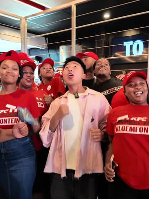 A post by @chadjones957 on TikTok caption: Kentucky Town is BACK! 😎 🍗 And I flew all the way to Bloem to try @KFC South Africa Limited edition menu and lemme tell ya it’s something else 🤤🙌🏼  If you are in Bloem, I suggest you go do yaself a favour and order everything 👀😜 #KentuckyTownBloem #BeThereOrBeBold #Foodie 