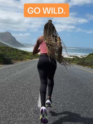 A post by @puma on TikTok caption: No FOMO when the sunrise run hits like this. #GoWild #PUMA #Running 
