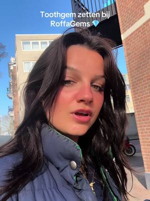 A post by @mylifeasannabel on TikTok caption: the bestttt @TOOTHGEMS ROTTERDAM  💎💎 #toothgems 