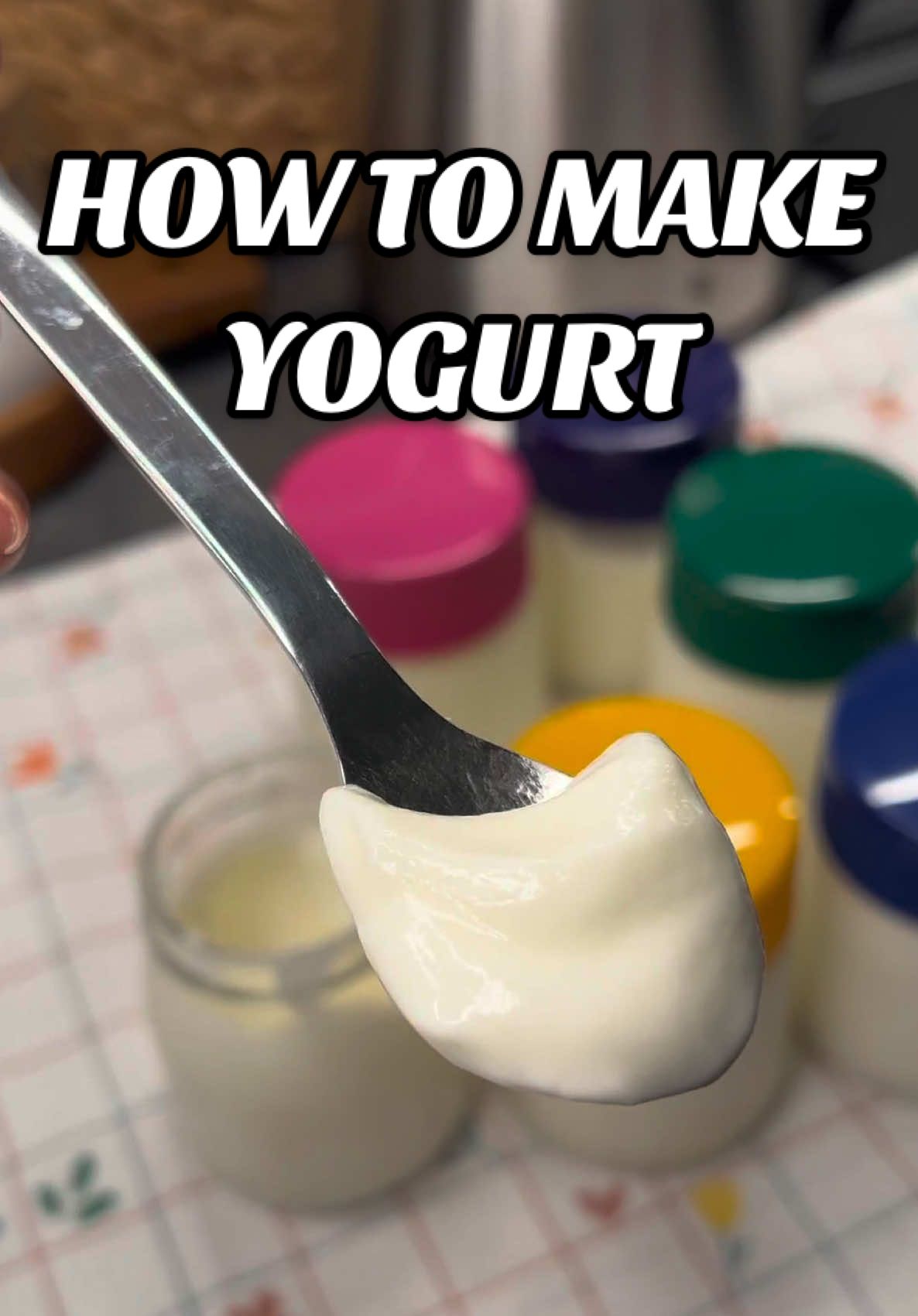 A post by @kuhati.offiziell on TikTok caption: Testing out my yogurt-machine 😋❤️ #yogurt #yogurtmachine #iftar #Ramadan #ramadan2025 #kuhati #kochenmitkima 