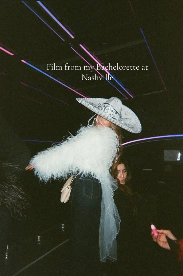 A post by @eugeniagomez on TikTok caption: 🤠 #bachlorette #charro #nashville 