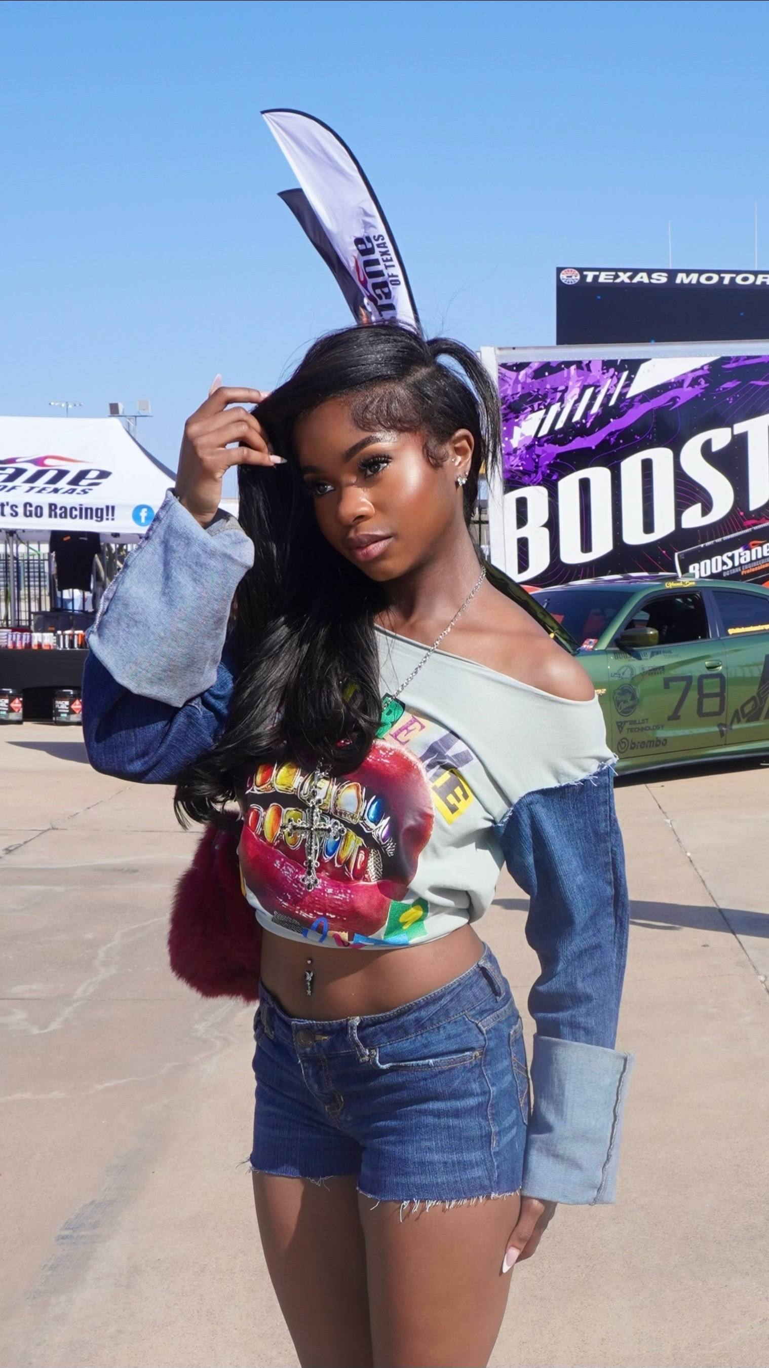 A post by @thepostergworl on TikTok caption: #texasmotorspeedway #nascar 