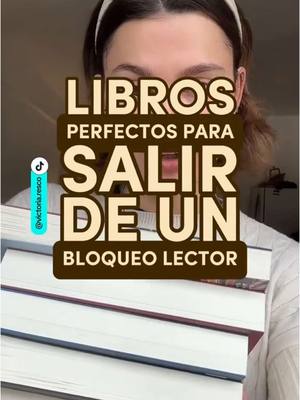 A post by @tiktoklatam on TikTok caption: @victoria.resco te da una lista buenísima para salir del bloqueo lector. Encuentra más recomendaciones escribiendo #BookTok en mi plataforma. 📚