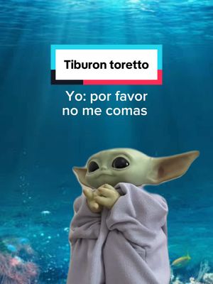 A post by @yodabeibi on TikTok caption: La familia es lo primero 🦈 #humor #meme 