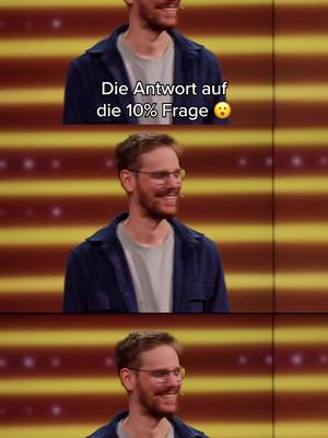 A post by @1prozentquiz on TikTok caption: Wer konnte die Frage beantworten? 🤓 👉 "Das 1% Quiz - Wie clever ist Deutschland?" - Donnerstag, 20:15 Uhr in SAT.1 oder kostenlos streamen auf Joyn. #das1prozentquiz #whattowatch