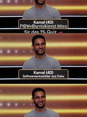 A post by @1prozentquiz on TikTok caption: Wenn man das 1% Quiz einfach nicht verpassen möchte 😅 👉 "Das 1% Quiz - Wie clever ist Deutschland?" - Donnerstag, 20:15 Uhr in SAT.1 oder kostenlos streamen auf Joyn. #das1prozentquiz #whattowatch