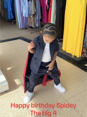 A post by @motheplug on TikTok caption: Happy birthday spidey 💙 one of my best creations. Really blessed to have this little guy. The big 4 💙