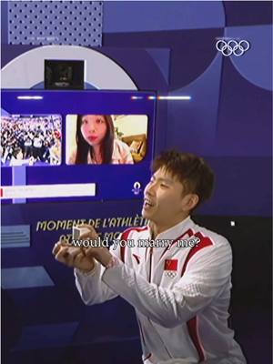 A post by @olympics on TikTok caption: A moment we'll never forget at the Olympics. ❤️ #MoreThanSport #Olympics #Sports #Badminton