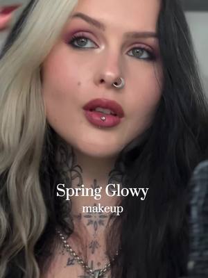 A post by @izzysiim on TikTok caption: Spring Glowy Makeup 🌸🖤 ad Absolutely in love with these @Yepoda products! Would highly recommend them if you’re looking for some new products for your beauty routine 🥰🖤  #yepoda #koreanskincare #skincareroutine #kbeauty #altmakeup #altmakeuptutorial #alternative #alternativegirl 