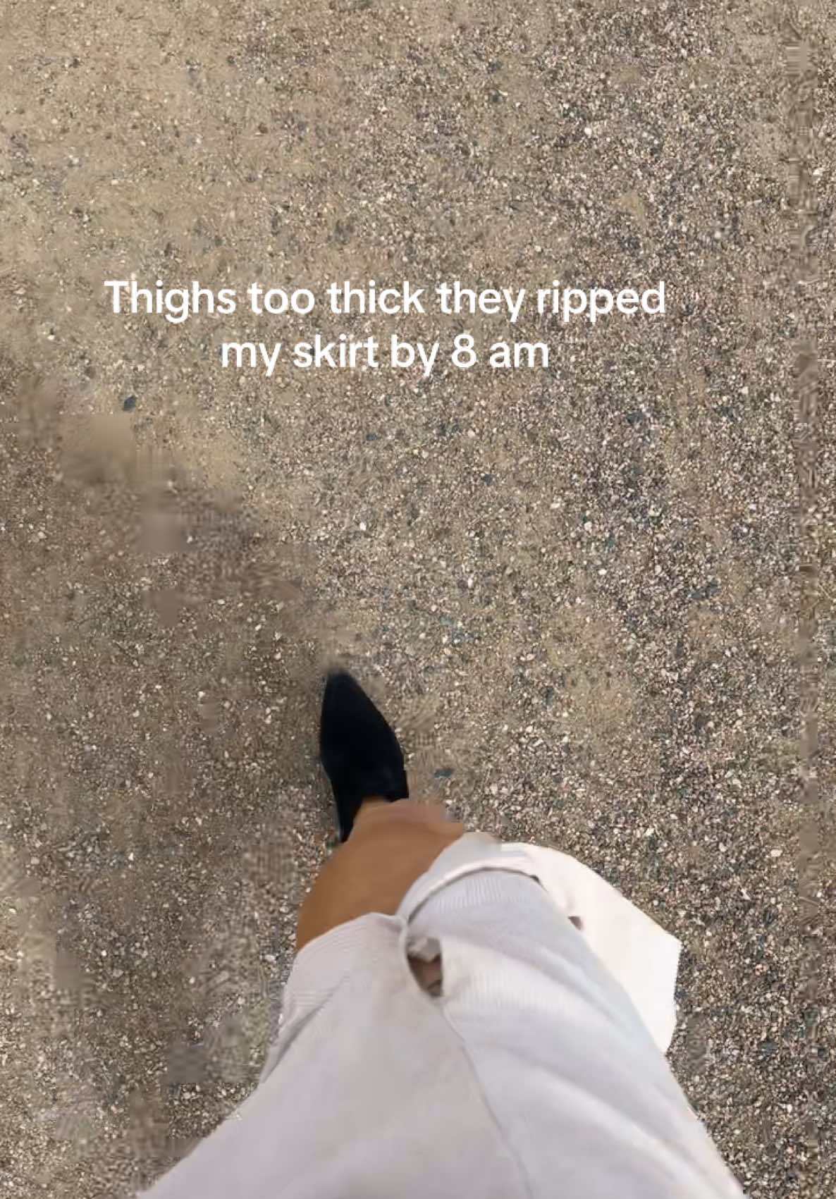 A post by @jade.christen on TikTok caption: Where my thick thigh girlies at?!🤣 #thickthighessaveslives #slimthicc #wardrobemalfunction #gymgirlthings #girlswholift #humor #fyp 