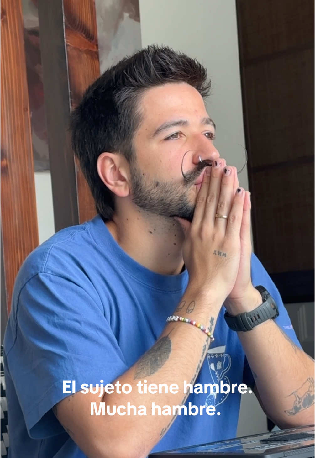 A post by @evaluna on TikTok caption: Lo que se llama meditar para no llorar. @Camilo 