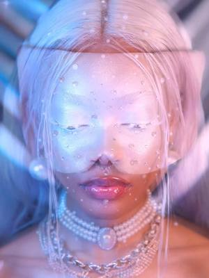 A post by @nyane on TikTok caption: Forgot to post my Siren skincare look! ✨🫧🧖🏾‍♀️ removing this makeup felt amazing  #SkinCare #makeup #foryoupage #foryou  