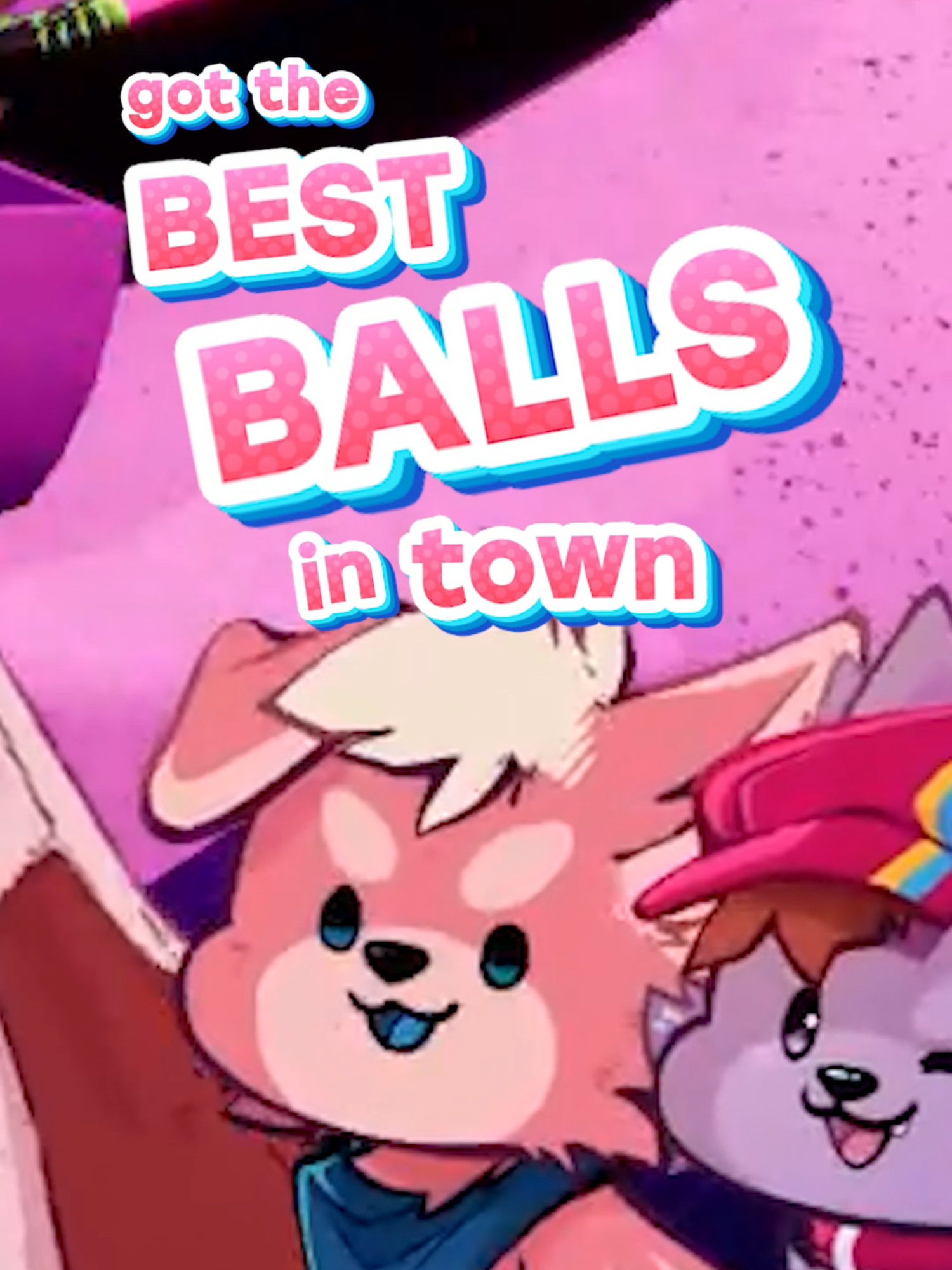 A post by @andre_moraph on TikTok caption: Asking about Marble Balls 😭 #Furry #VTuber