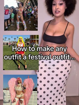 A post by @veondre on TikTok caption: How to make any outfit a festival outfit w/ @asos 💕🌴✈️😘 AD #ASOS 