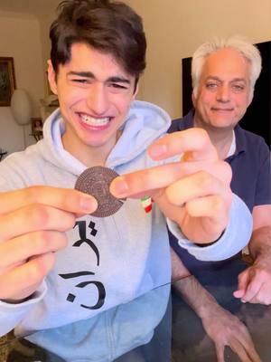 A post by @milaadkmagic on TikTok caption: FUNNY OREO COOKIE TRICK TUTORIAL 😱😂