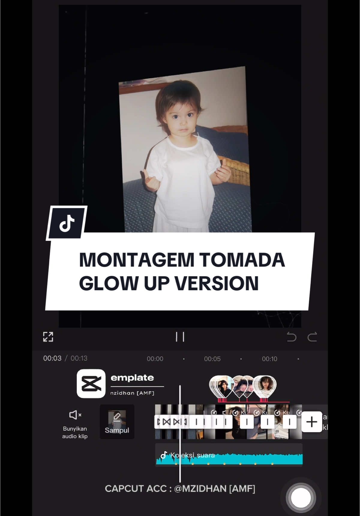 A post by @sz_template on TikTok caption: #CapCut Glow Up Version 🔥🤩 | #GlowUp #growup #velocity #capcutvelocity #slowmo #trendingvideo #templatecapcut #fyp #sz_template 