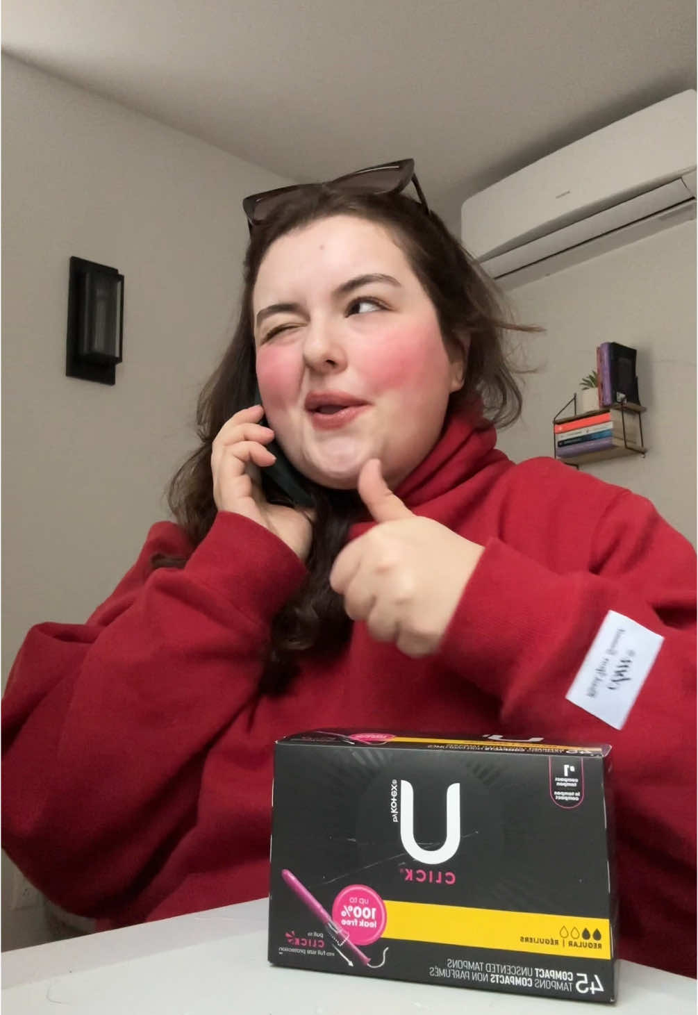 A post by @marieannefarleyy on TikTok caption: Ça vaut la peine d’être bien équipée pour un abonnement à vie! #UByKotex #pub 