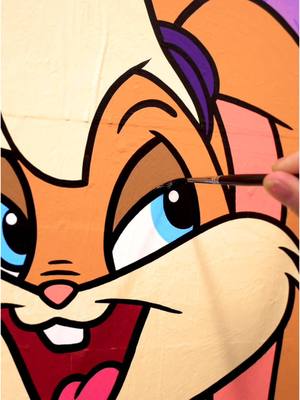 A post by @jamesllewis on TikTok caption: Do you like the comic book background? 🤔 #art #lolabunny #illustration 