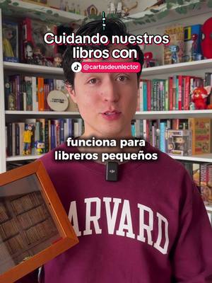 A post by @tiktoklatam on TikTok caption: ¡Ama tus libros! 📚✨ Cuídalos, límpialos y dales una vida larga. @cartasdeunlector #BookTok #libros #lector #cuidado