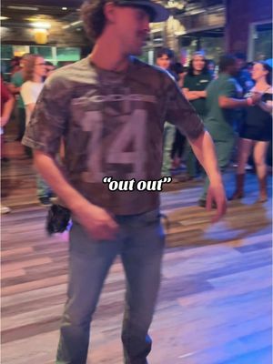 A post by @giannidances on TikTok caption: 🕺”out out” 🎵”out out” - charli xcx #countryboy #linedancing 