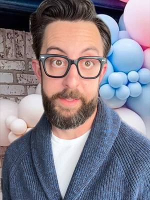 A post by @realadamrose on TikTok caption: a boy or a girl or a disaster? (part 2) #genderreveal #react 