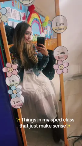 A post by @itsmirna on TikTok caption: I loveeeee being a para 🫶🏻 #paraprofessional #spedunit 