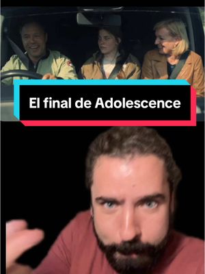A post by @ibarrechejavier on TikTok caption: El punto final perfecto para una historia compleja que solo trata de responder UNA pregunta. Reitero, la mejor mini serie del año. #adolescence #netflix #finale #serie #stephengraham 