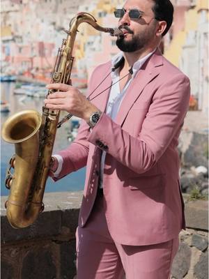 A post by @enzobuonauriosax on TikTok caption: WITHOUT YOU on Sax 🎷♥️ #withoutyou #mariahcarey #sax #lovesongs❤️ #lovesong #saxcover #music #90song #90ssong #procida 