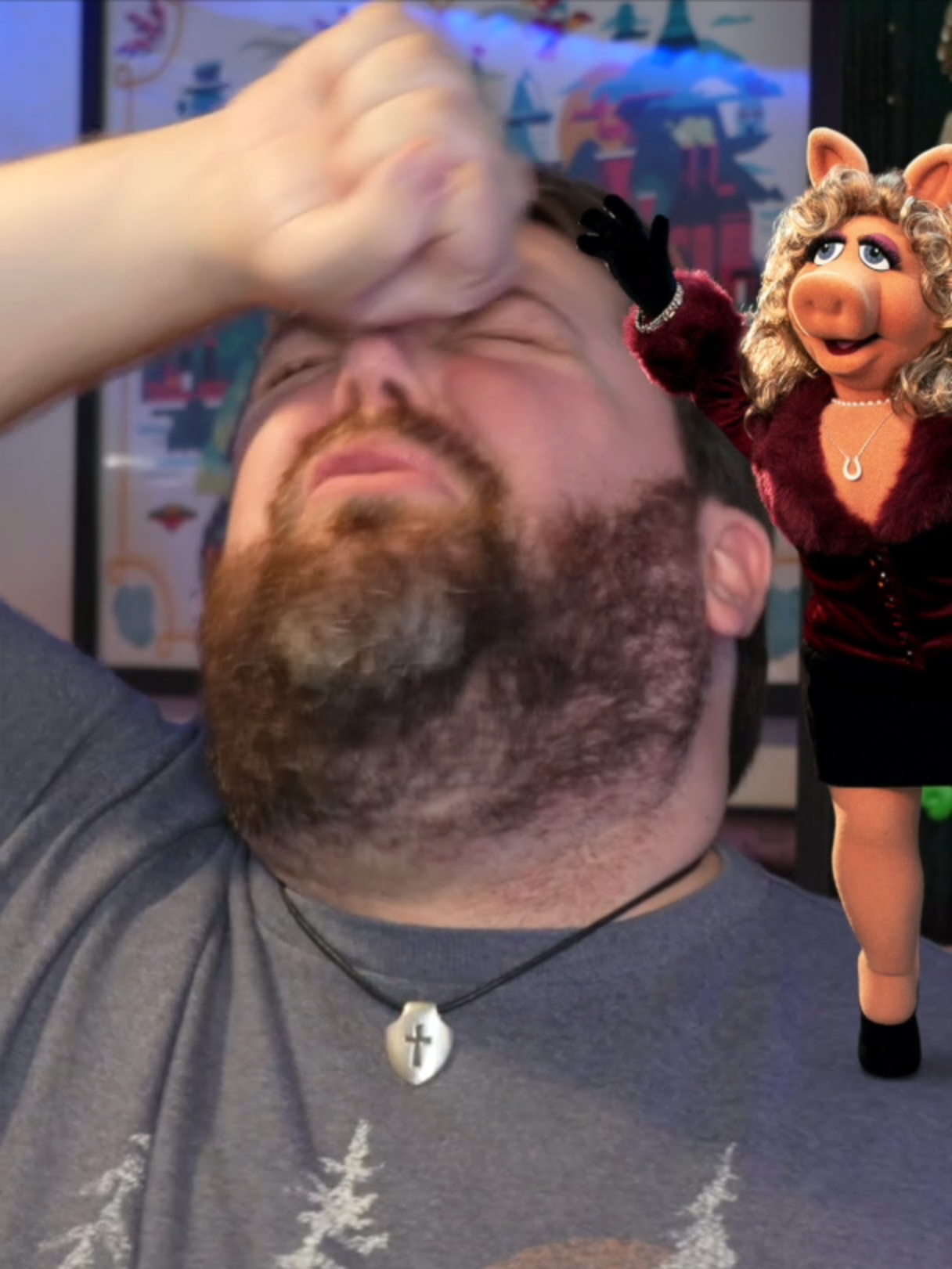 A post by @brianhullsvoice on TikTok caption: Meme Impressions Pt. Hyperpigmantation #impressions #cartoons #voiceimpressions #memes #hyperpigmentation