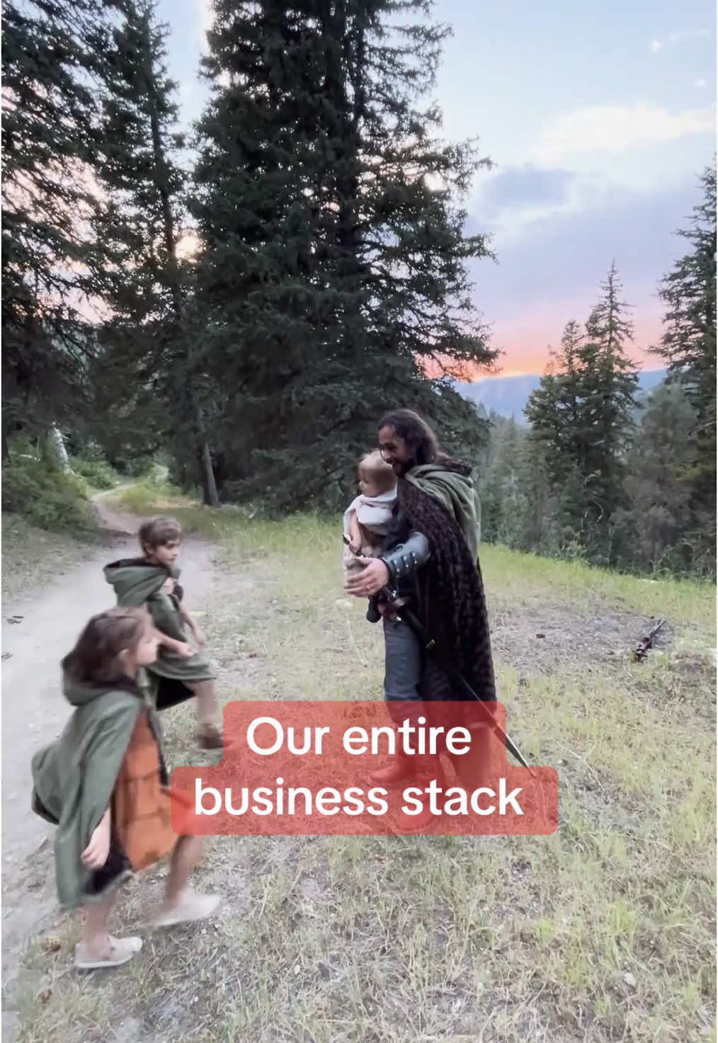 A post by @christopherclaflin on TikTok caption: @Knightweave wouldn’t have made it without @Shopify or @ClickUp . Not sponsored. Just really grateful things worked out the way they did and these 2 platforms (and all of our AMAZING customers) helped us do it. Thank you 🙏#bringcloaksback #cloaks #dndaesthetic 