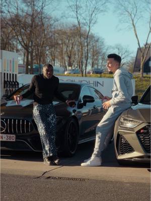 A post by @moses_carss on TikTok caption: 2 bro, 2 sport cars 🏎️ #rs6 #gt63s @Nath 