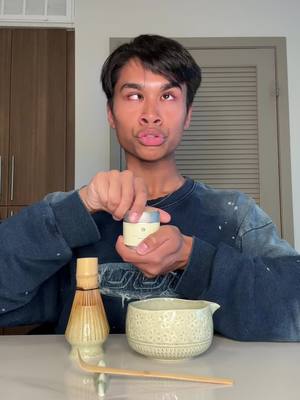 A post by @_angelomarasigan on TikTok caption: anyone want a strawberry matcha latte? 🤭🍵 #strawberrymatchalatte #strawberrymatcharecipe #matcharecipes #matchakit #howtomakematcha #howtomakematchalatte 
