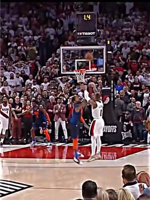 A post by @hoopsnation on TikTok caption: “That’s a bad shot” 😂😂 #hoopsnation #damianlillard #dametime #paulgeorge (via IG// improvevertical.jump)