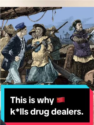 A post by @jasonchumusic on TikTok caption: After losing two Opium Wars to the West, China fell into a “century of humiliation” where economic depression and social decline ran rampant. Only after victories in WWII would China re emerge on the global scene as a confident power, with resurgent prominence. Drug trafficking still carries a heavy penalty in China, perhaps a reminder of how deeply it’s cost the nation in still-recent history. Hefty prison sentences and capital punishment are often utilized against those selling illegal substances. #chinesehistory #asianhistory #chinese #colonialism #imperialism #militarism #britishhistory #ukhistory #historytok #history #realhistory 