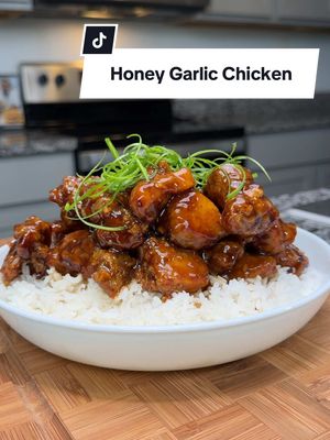 A post by @chefkeysh on TikTok caption: Honey Garlic Chicken #chefkeysh