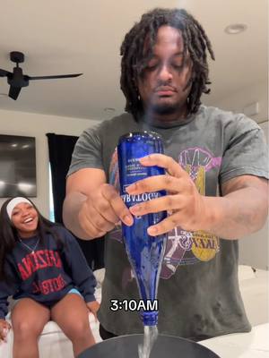 A post by @shdayandmal on TikTok caption: She think I’m lying about my new morning routine 😭 #couple #shdayandmal #fyp #trending #ashtonhall 
