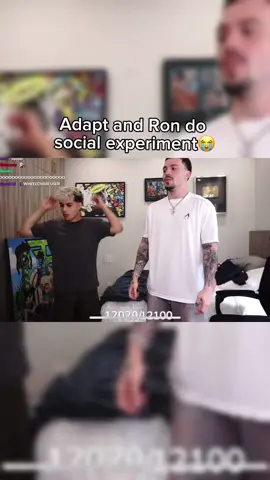A post by @lizziehvnfn on TikTok caption: Adapt & Ron social experiment😭 #viral #fyp #stableronaldo #adapt #troll 