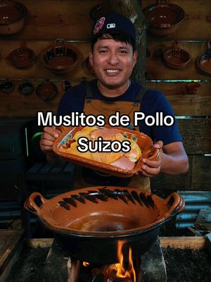 A post by @cocineroenproceso on TikTok caption: ¡Muslitos de Pollo Suizos! #yosoycocinero #recetas #recetasmexicanas #comidamexicana #recetafacil #pollo 