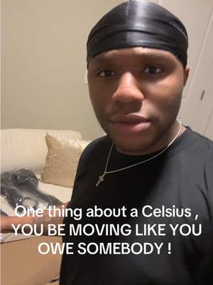 A post by @andrecavasier on TikTok caption: And imma stick by a Celsius Everytime !