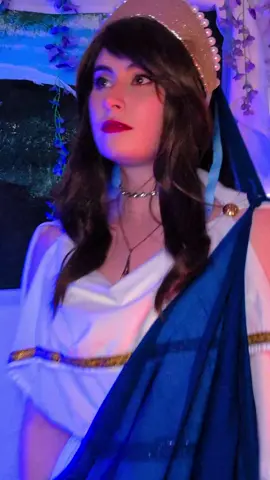 A post by @alycas_cosplay on TikTok caption: Idk if I could be a generous host for 20 years as over a hundred dudes plan how they intend to [redacted] ya know? #cosplay #alycascos #epicthemusical #penelope #penelopecosplay #theoddyssey #odysseus ysseus 